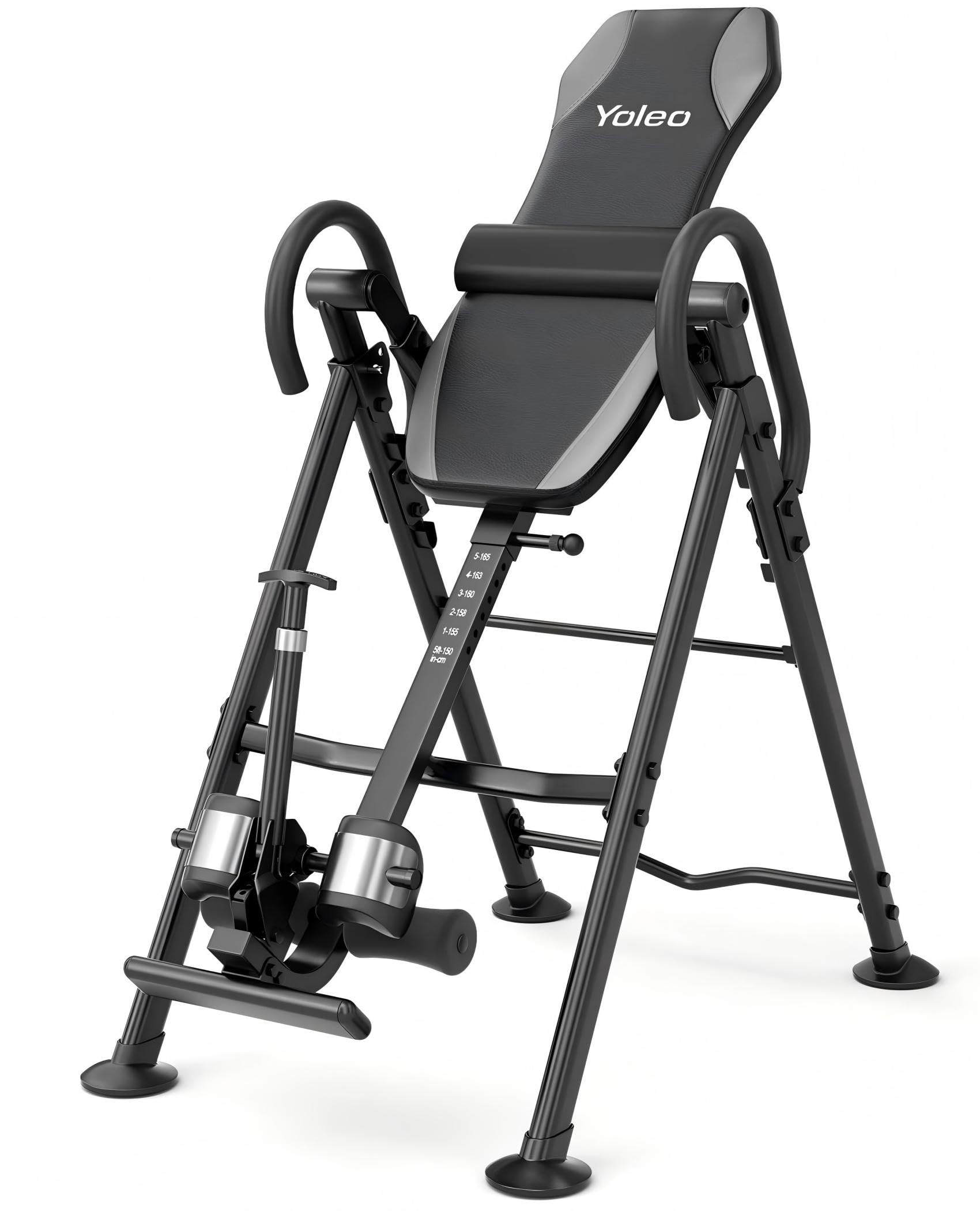 YOLEO Gravity Inversion Table for Back Pain Relief 2026 New Inversion Table | w/Lumbar Support, Easy to Assemble, Back Stretcher Machine 300 lbs