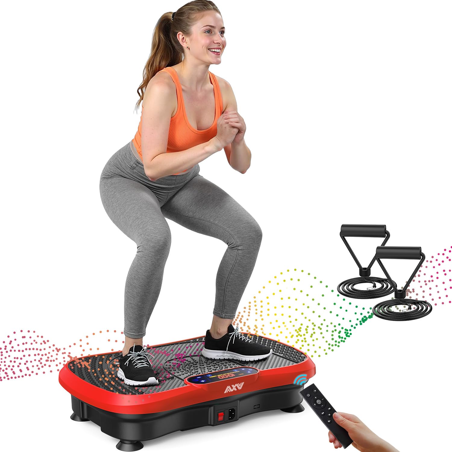 AXV Vibration Plate Exercise Machine Fitness Platform Body Vibrating Board