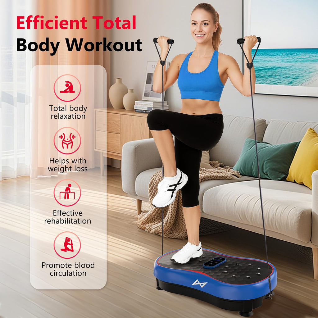 AXV Vibration Plate Exercise Machine Fitness Platform Body Vibrating Board