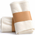 2 Pcs Organic Cotton Flannel for Castor Oil Pack Wrap, Reusable Castor Oil Compress for Stomach, Abdomen, Joints & Other Areas