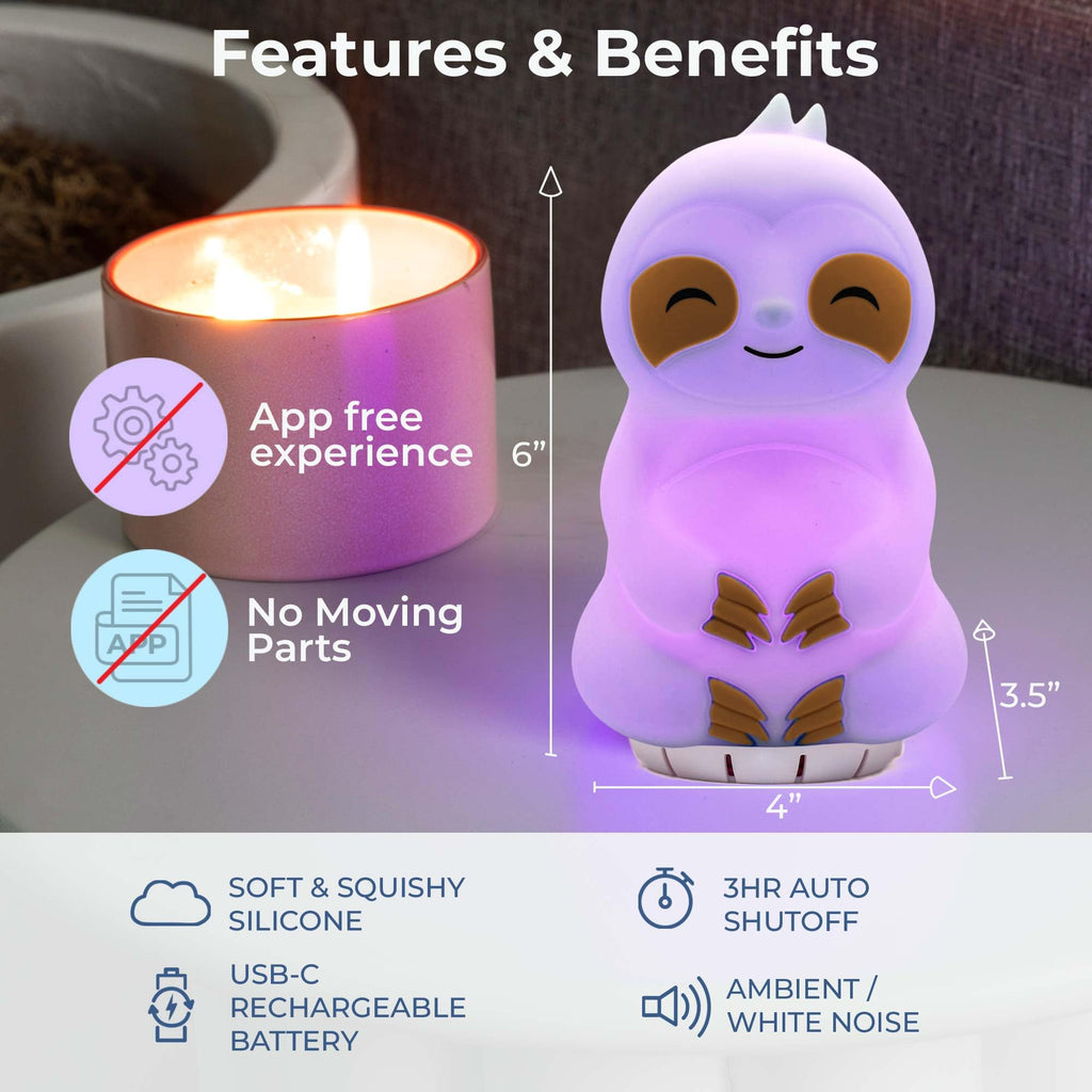 Mindsight 'Original Breathing Buddha' Guided Visual Meditation | 3 Modes to Slow Your Breathing & Calm Your Mind | Stress & Anxiety Relief | Wellness Gift | Adults, Kids, Classrooms | USB Rechargeable