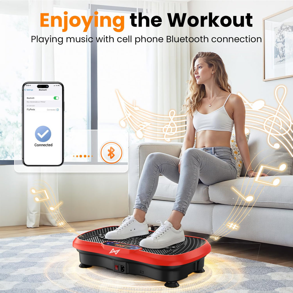 AXV Vibration Plate Exercise Machine Fitness Platform Body Vibrating Board