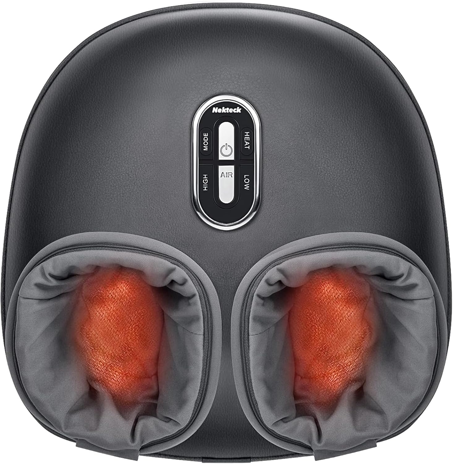 Nekteck Shiatsu Foot Massager with Heat [2026 Upgraded], 3 Modes Deep Kneading Therapy Air Compression, Feet Massage for Plantar Fasciitis, Relaxation Gifts for Men Women Mom Dad Birthday