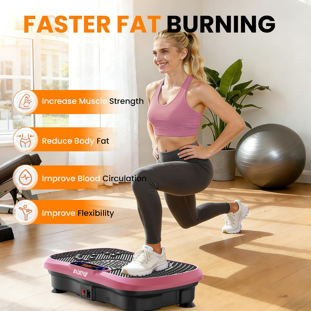AXV Vibration Plate Exercise Machine Fitness Platform Body Vibrating Board