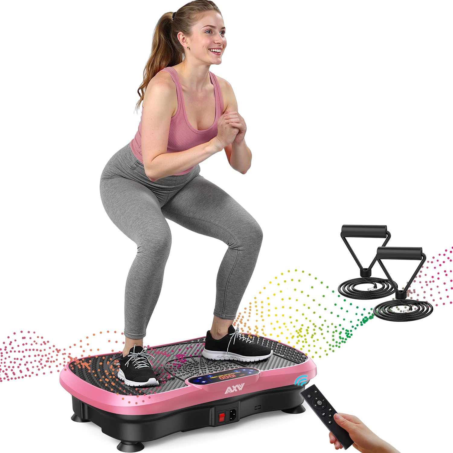 AXV Vibration Plate Exercise Machine Fitness Platform Body Vibrating Board