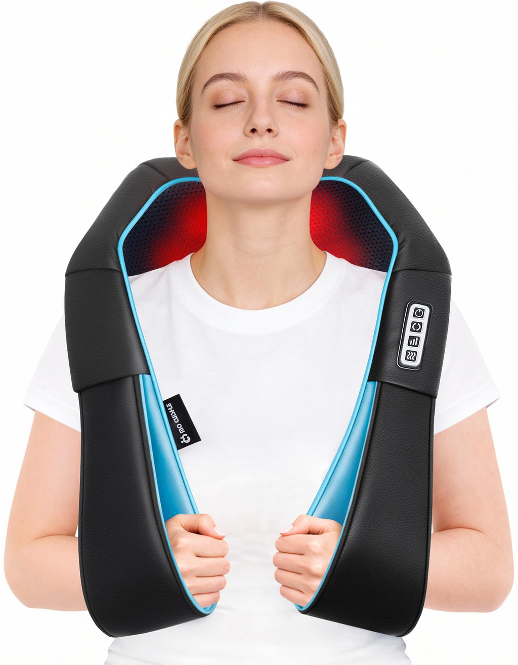 Mo Cuishle Women Men Gifts, Shiatsu Back Shoulder & Neck Massager with Heat | Electric Deep Tissue 4D Kneading Massage, Best Gifts for Mom Dad Wife Husband her Him, Christmas, Birthday (NOT Cordless)