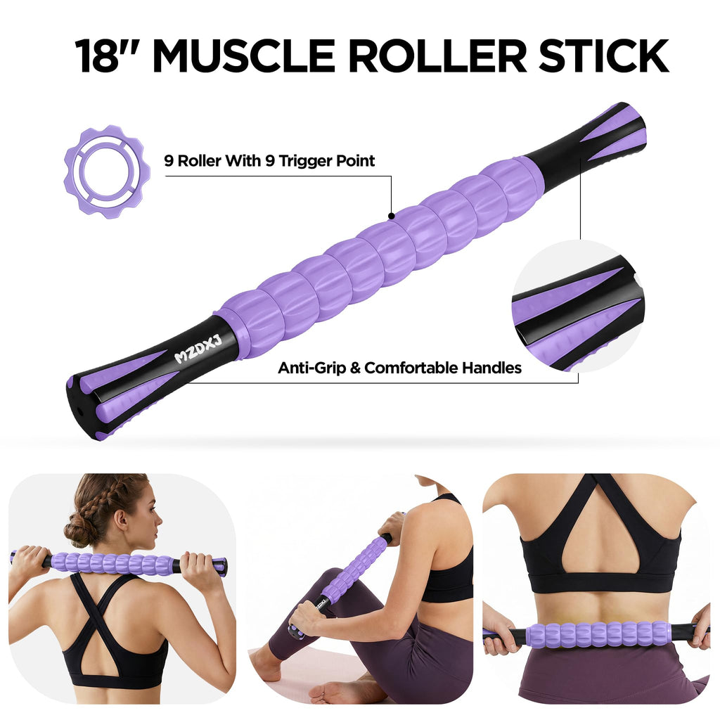 Wooden Cellulite Massage Roller for Legs and Thighs - Handheld Fascia Blaster Tool for Muscle Relief, Lymphatic Drainage & Body Sculpting - Anti Cellulite Massager for Women and Men (12 Wheel)