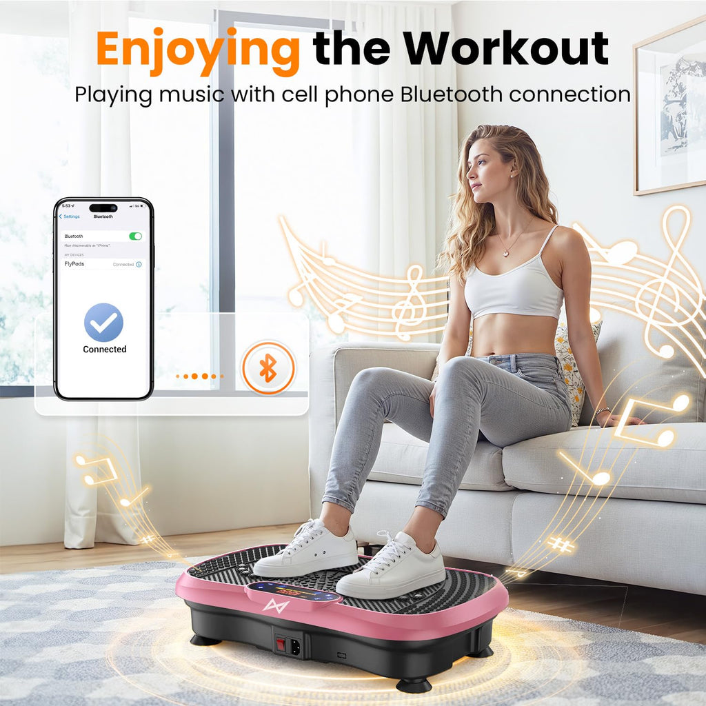 AXV Vibration Plate Exercise Machine Fitness Platform Body Vibrating Board