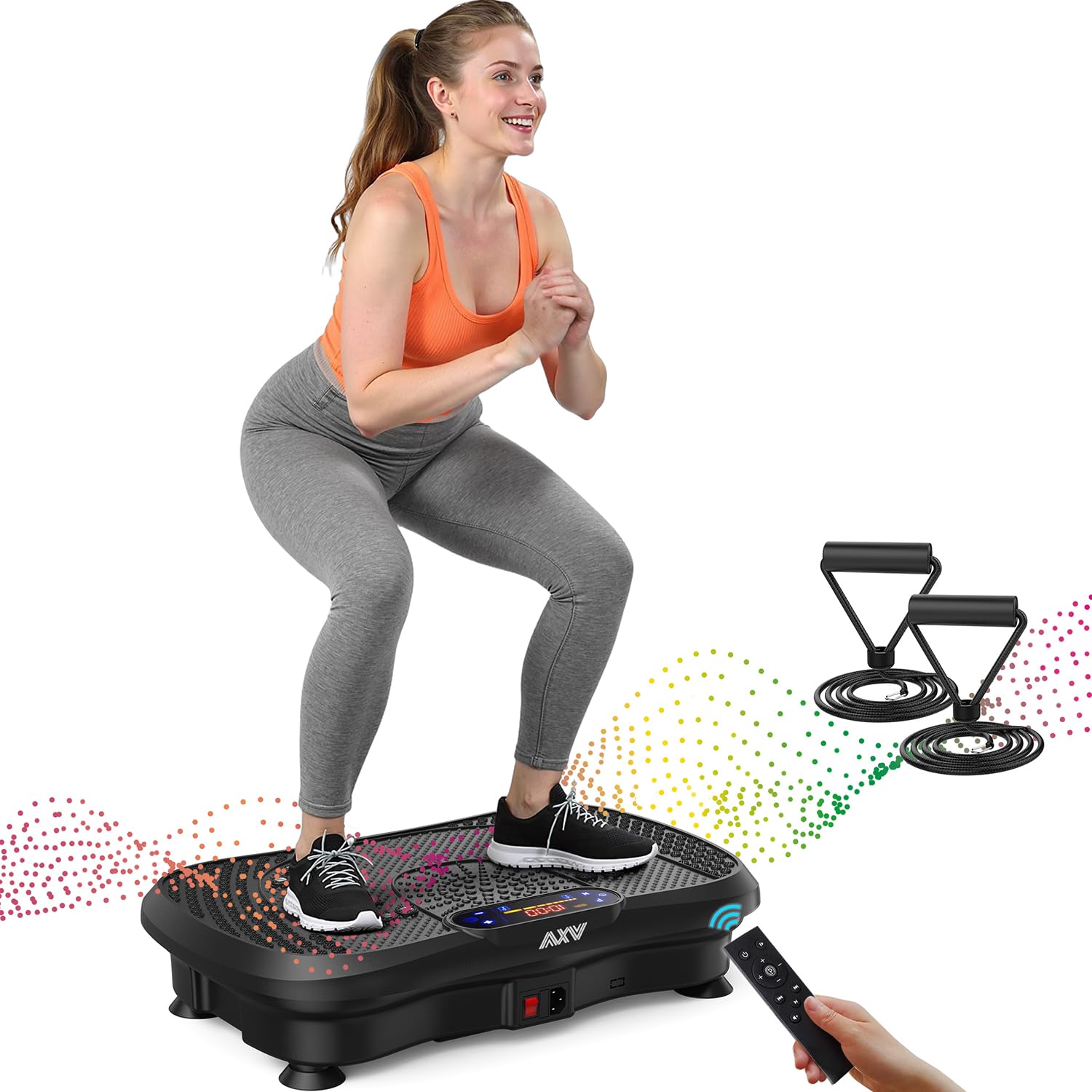 AXV Vibration Plate Exercise Machine Fitness Platform Body Vibrating Board
