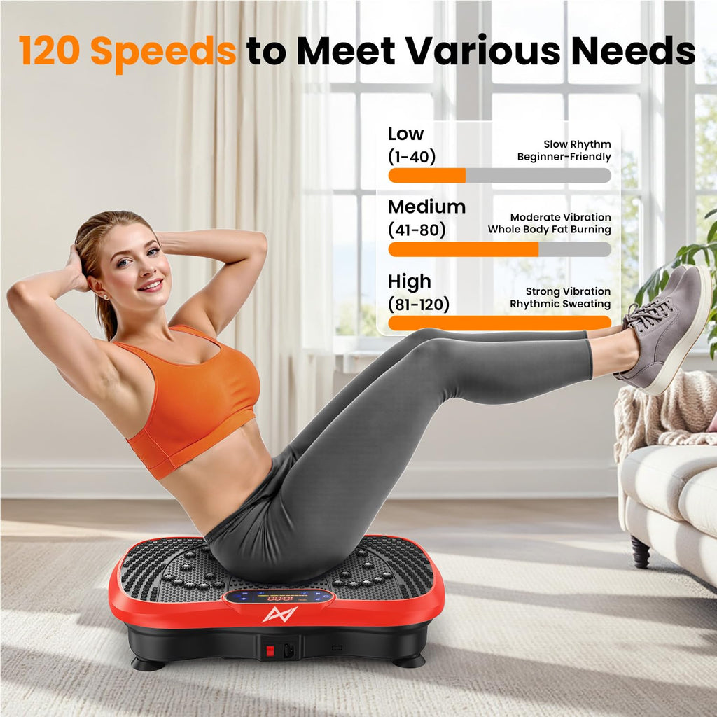 AXV Vibration Plate Exercise Machine Fitness Platform Body Vibrating Board