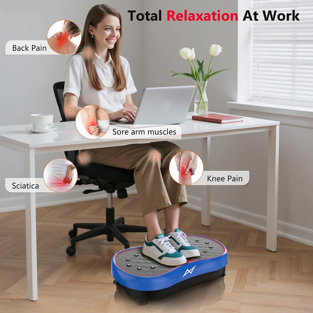 AXV Vibration Plate Exercise Machine Fitness Platform Body Vibrating Board