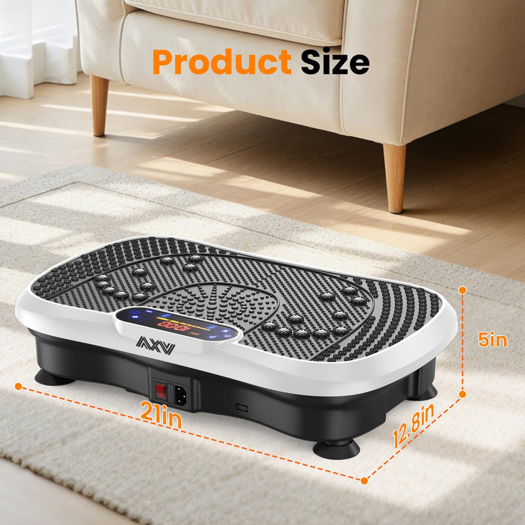 AXV Vibration Plate Exercise Machine Fitness Platform Body Vibrating Board