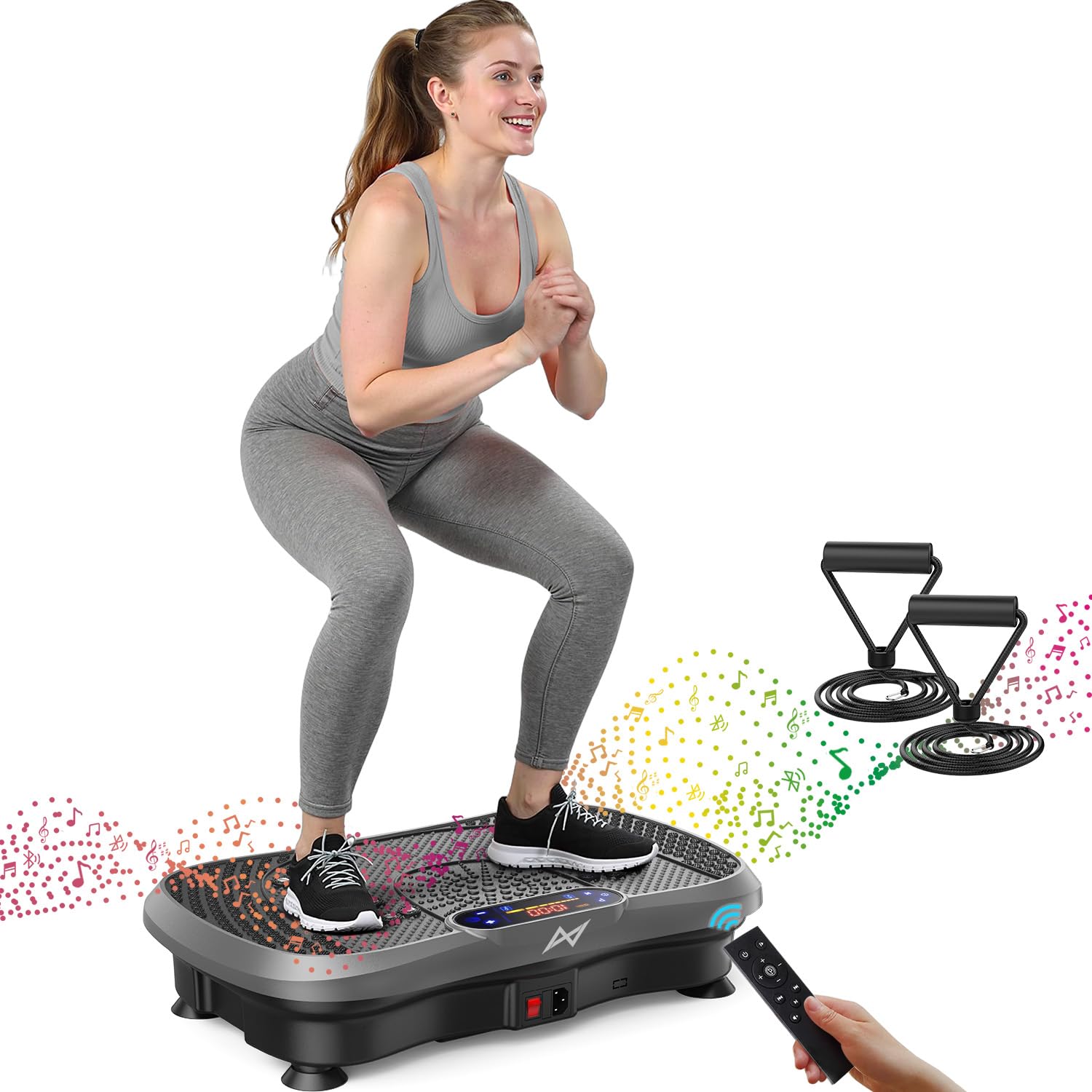 AXV Vibration Plate Exercise Machine Fitness Platform Body Vibrating Board