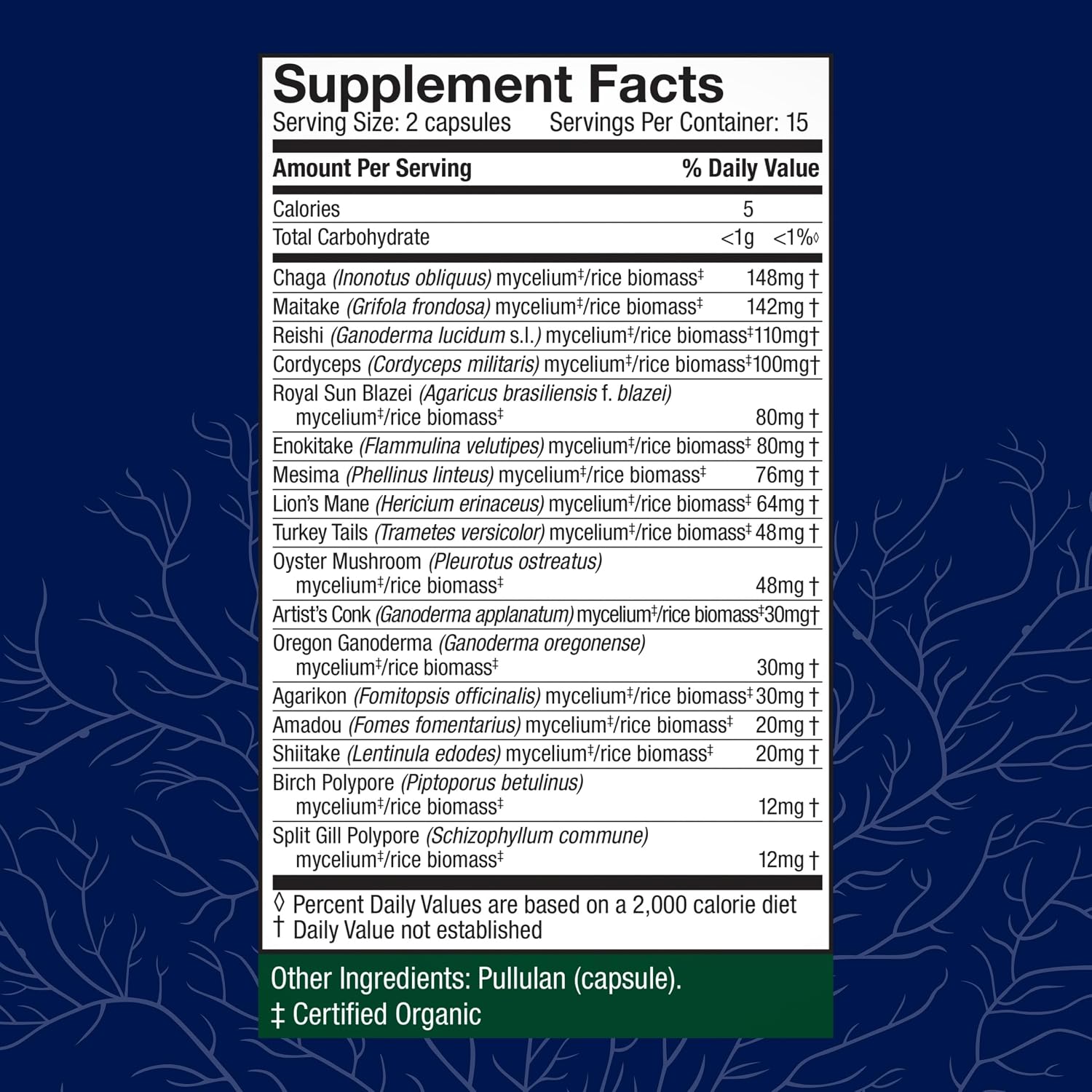 Host Defense MyCommunity Capsules, Immune Support, 120 Capsules | 17 Species Blend Organic Mushroom for Immune Support, 60 Servings