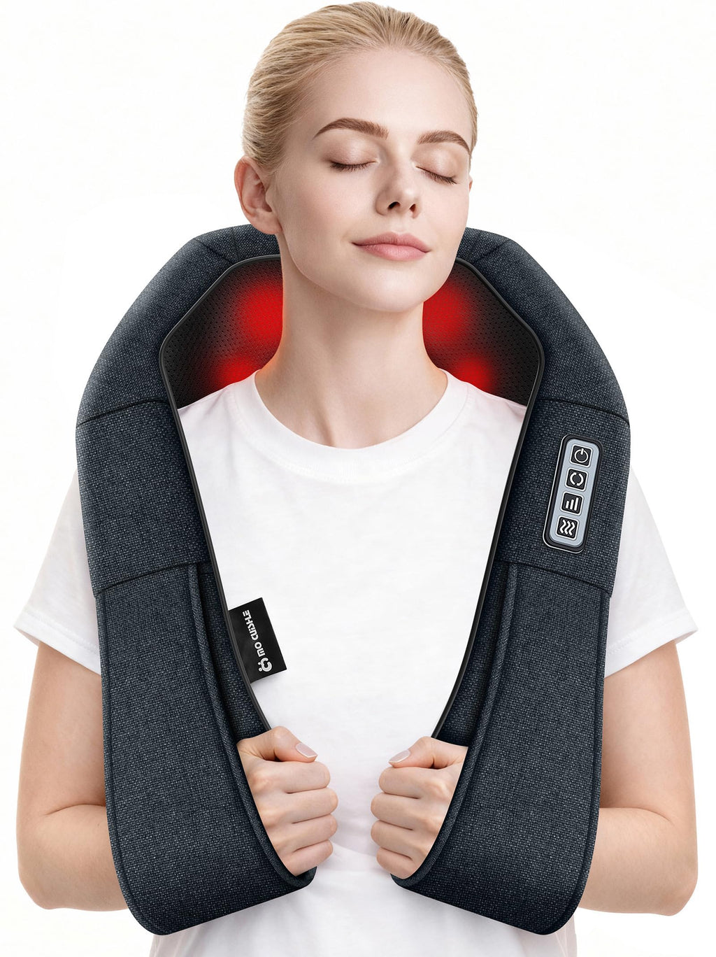 Mo Cuishle Women Men Gifts, Shiatsu Back Shoulder & Neck Massager with Heat | Electric Deep Tissue 4D Kneading Massage, Best Gifts for Mom Dad Wife Husband her Him, Christmas, Birthday (NOT Cordless)