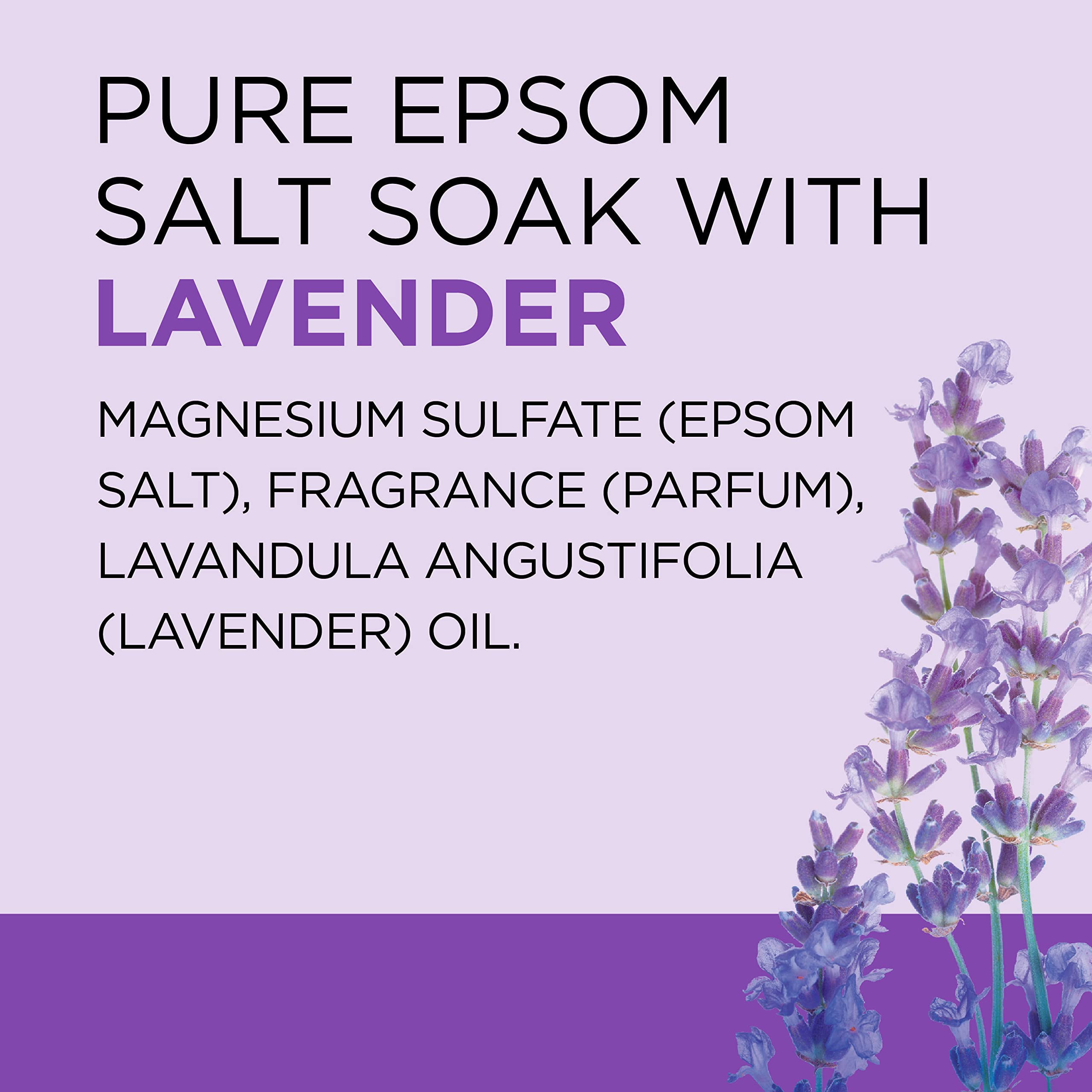 Dr Teal's Epsom Salt Magnesium Soak, Lavender, Eucalyptus & Wellness Trio, 3 lbs (Pack of 3)