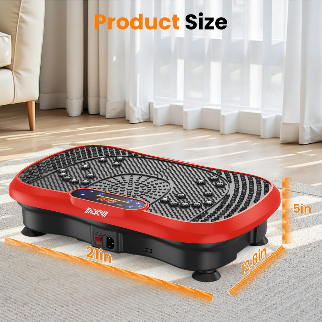 AXV Vibration Plate Exercise Machine Fitness Platform Body Vibrating Board