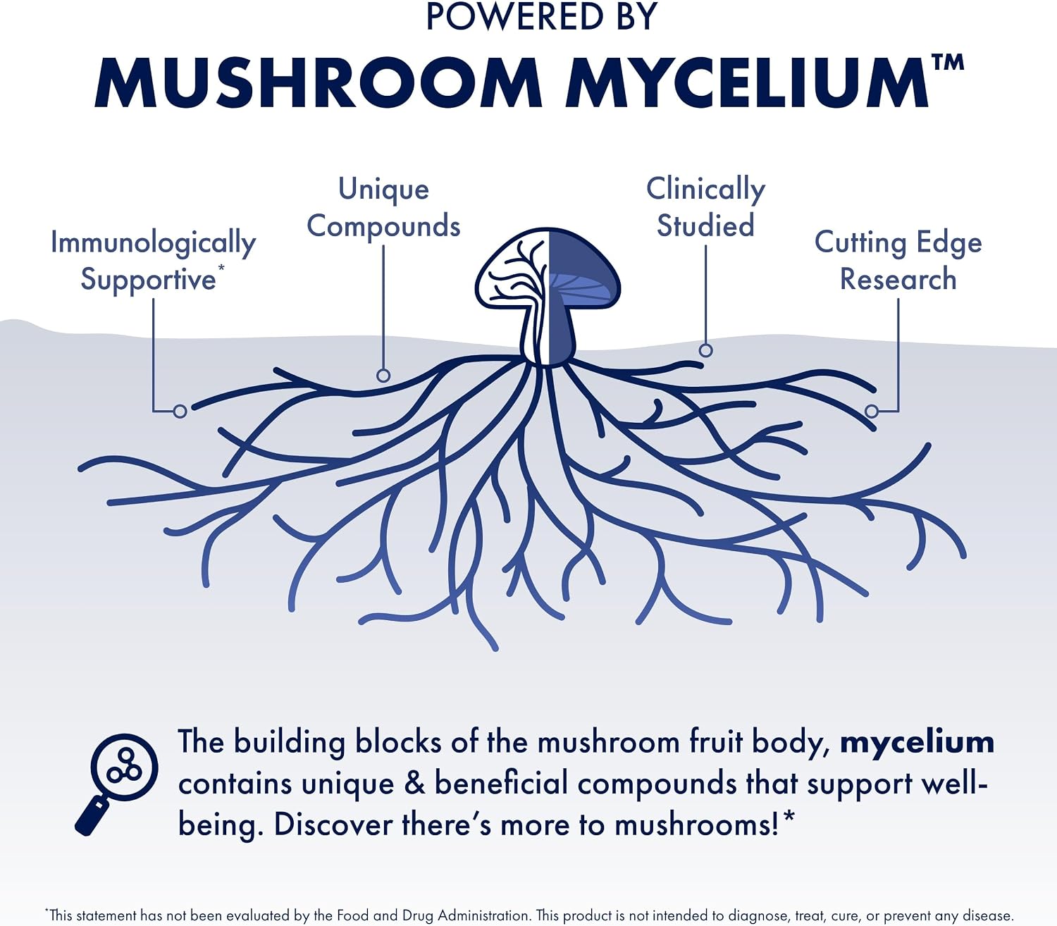 Host Defense MyCommunity Capsules, Immune Support, 120 Capsules | 17 Species Blend Organic Mushroom for Immune Support, 60 Servings