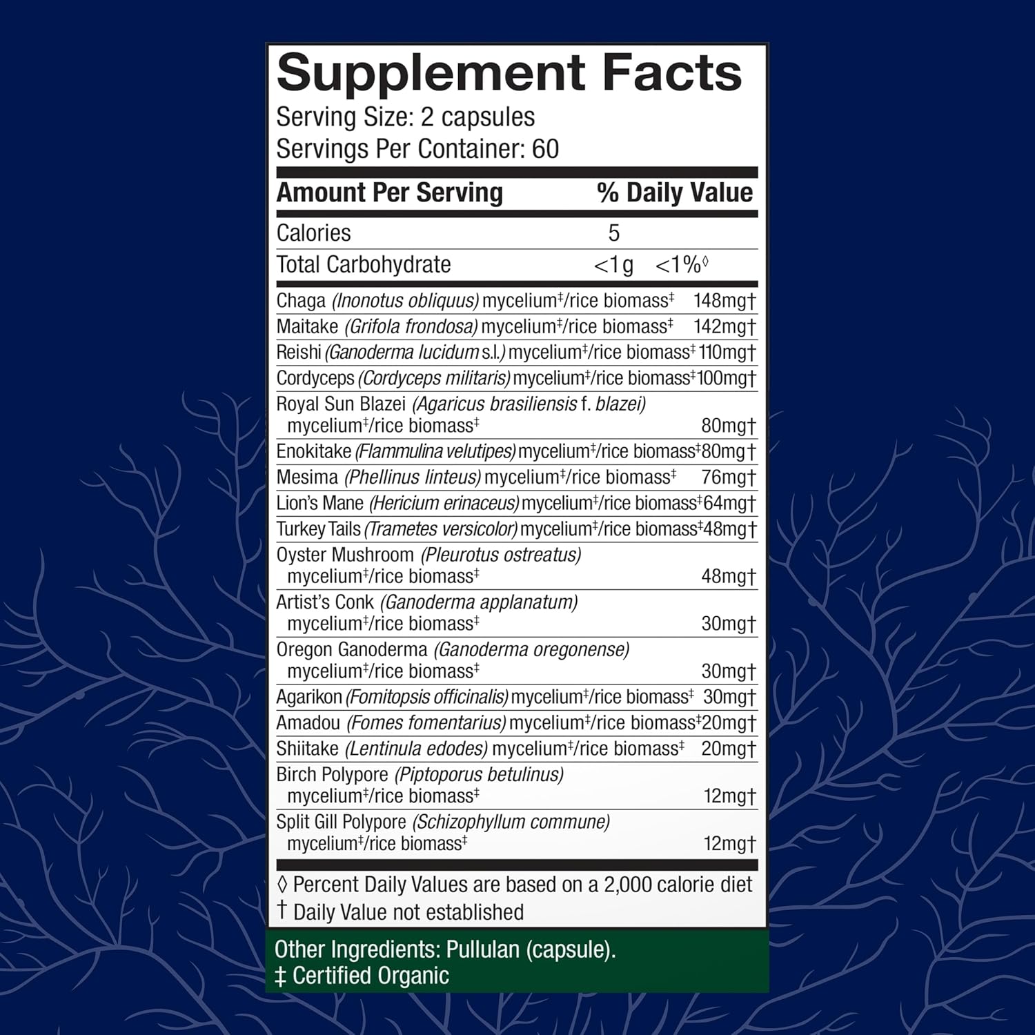 Host Defense MyCommunity Capsules, Immune Support, 120 Capsules | 17 Species Blend Organic Mushroom for Immune Support, 60 Servings
