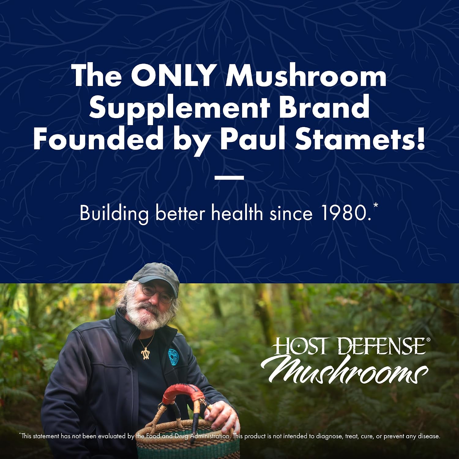 Host Defense MyCommunity Capsules, Immune Support, 120 Capsules | 17 Species Blend Organic Mushroom for Immune Support, 60 Servings